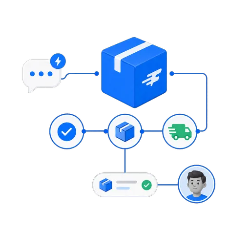 FastDee chat-to-order tracking