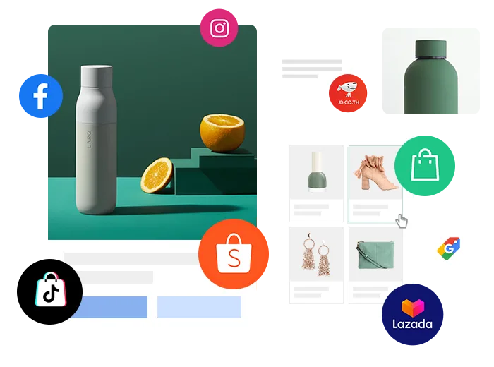 หน้าจอ FastDee รวมแชทจากทุกช่องทาง